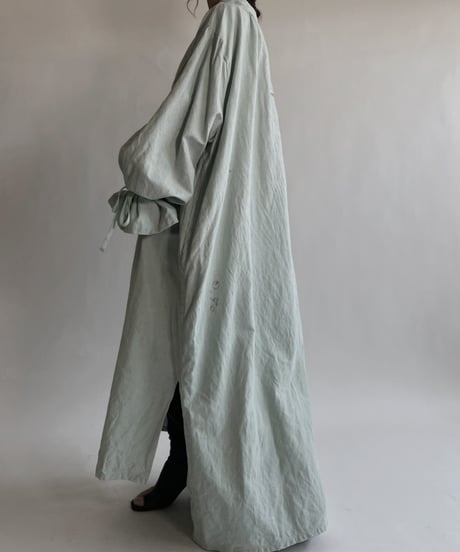 【RE;CIRCLE】RE Dyed French Mattress Cover One-piece -Aqua Green- / 220512-010