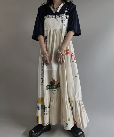 【RE;CIRCLE】RE Eco-Friendly Bag Camisole Long One-piece / 230622-013