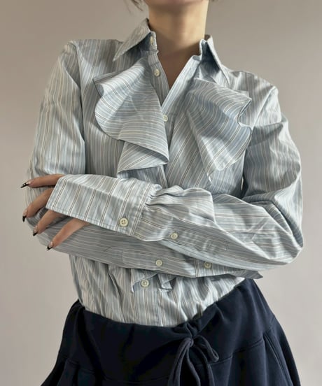 【USED】 Ralph Lauren Frill Shirt / 260321-005