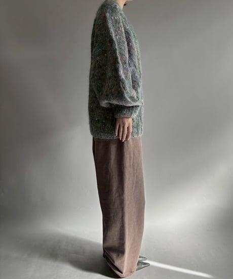 【USED】 Made in ITALY Mohair Knit Cardigan / 251129-030