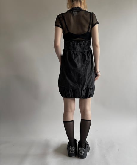 【USED】 Zip Up Design Camisole One-Piece  / 250531-014