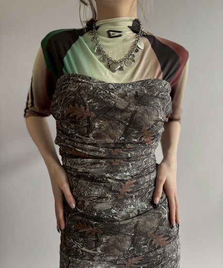 【USED】 Real Tree Camouflage Pattern Design One-Piece / 260411-009