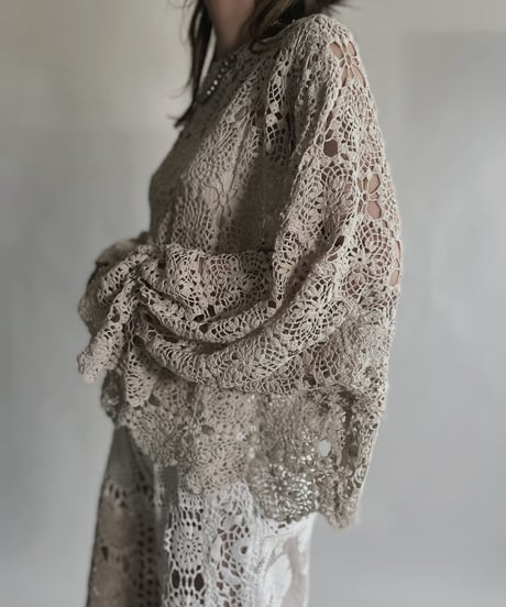 【RE;CIRCLE】 RE Crochet Top / 220623-014