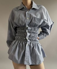 【RE;CIRCLE】 RE Shirring Shirt / 260504-002