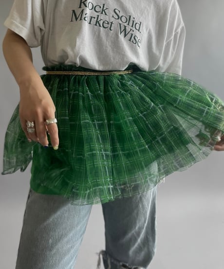 【USED 】Check Patterned Mini Skirt/ 240518-017