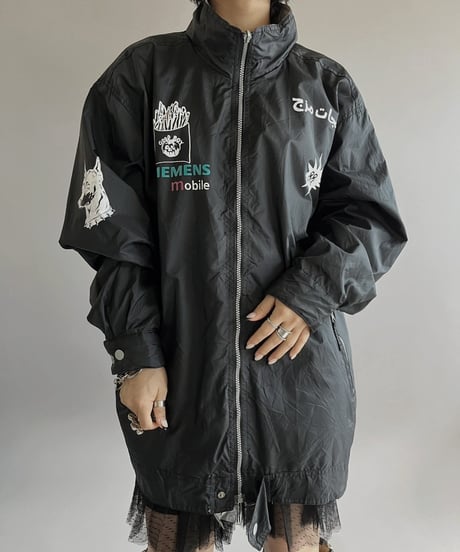 【Mashup Products】 Silk Screen Reversible Nylon Jacket /  240217-005