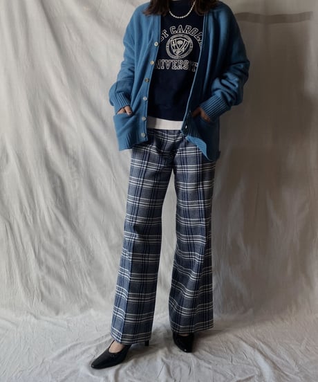 【USED】 Acrylic Knit Cardigan⑤ /210303-009