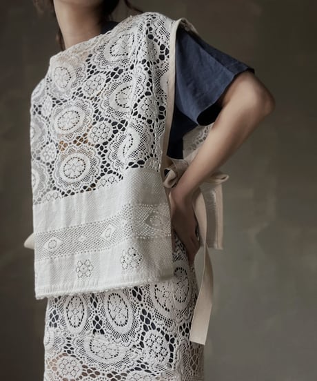 【RE;CIRCLE】 RE Crochet Vest②/20220317-016