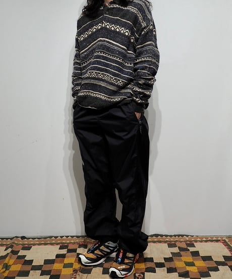 【USED】 Patterned MELANGE Knit Top /240205-002