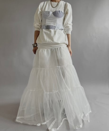 【RE;CIRCLE】 Re Corset Patchwork Stripe Shirt  /  240926-009