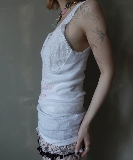 【RE;CIRCLE】 Re Embroidered Camisole Top  /  250724-008