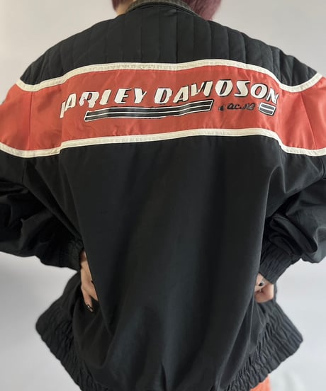 【USED】 Made in USA Harley Davidson Zip Up Jacket  /241109-012