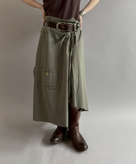 【USED】 Design Long Skirt /260607-004