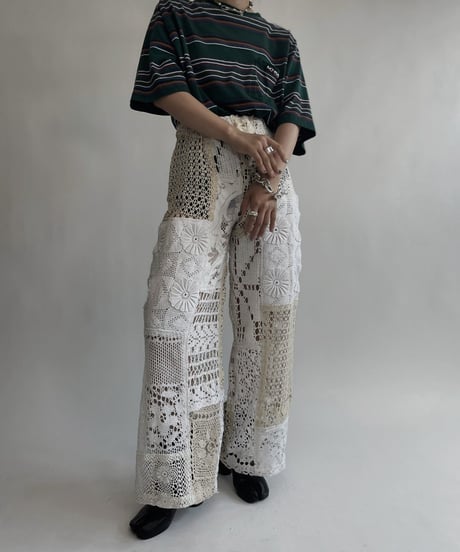 【RE;CIRCLE】RE Patchwork Pants  / 220818-015