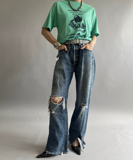 【USED】  Made in USA SELECT 80's Fun Ran T-Shirt /240824-012