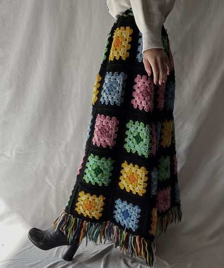 【RE;CIRCLE】 RE Granny Long Skirt②/211110-009