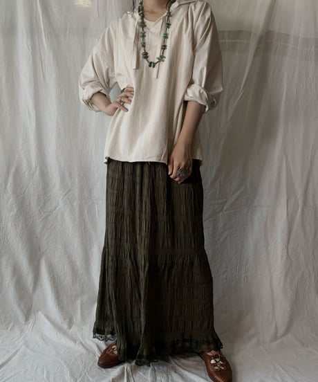 【RE;CIRCLE】RE Embroidery Ethnic Mexican Parker ③/210617-021