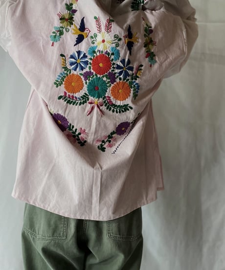 【RE;CIRCLE】 Remake Embroidery Ethnic Mexican Parker②/210906-018