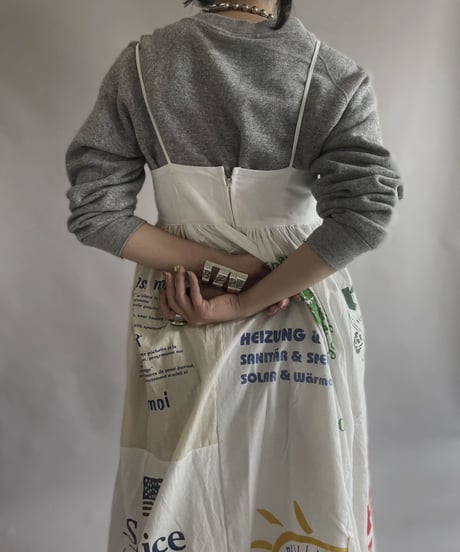 【RE;CIRCLE】RE Eco-Friendly Bag Camisole Long One-piece / 230427-022