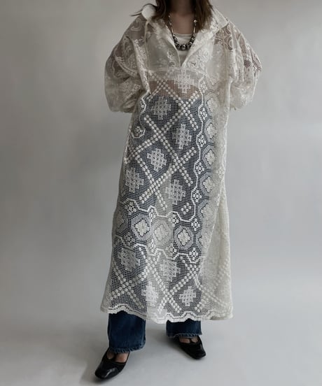 【RE;CIRCLE】 RE Crochet Lace One-piece / 220728-002