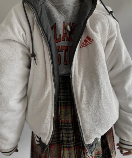 【USED】 adidas Fleece Lining Nylon Jacket  / 231202-010
