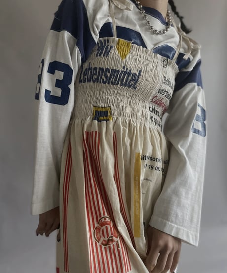 【RE;CIRCLE】RE Eco-Friendly Bag Shirring One-piece / 230427-001
