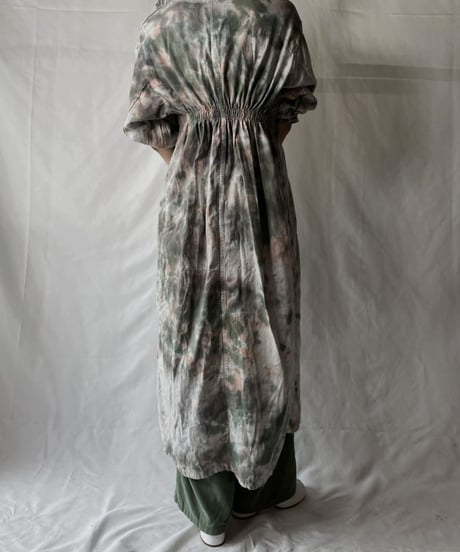 【RE;CIRCLE】  RE Tie-dyed Medical S/S Gown③/20210819-037