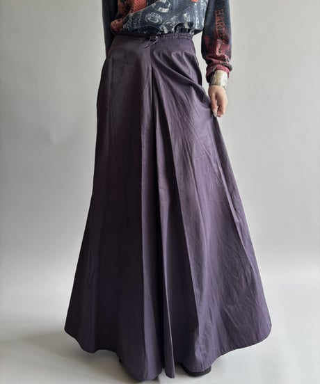 【USED】 Nylon long Skirt / 250913-011