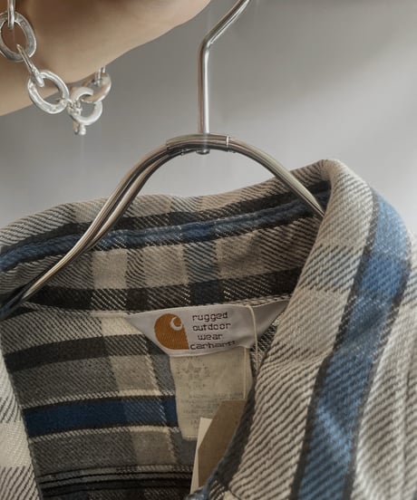【USED】 Made in USA Carhartt Tartan Check Shirt/ 231125-010