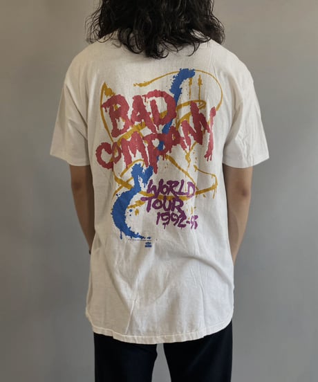【USED】  Band T-shirt BAD COMPANY WORLD TOUR 1992~93s /230703-011