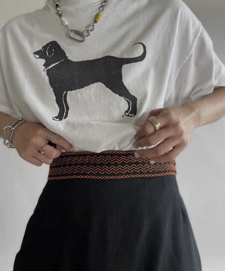 【USED】 Short Sleeved Dog T-shirt / 220611-005