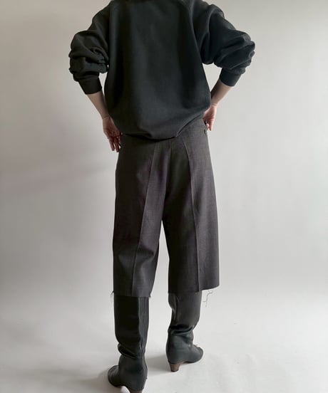 【USED】 END IS NEAR 90's Fruit of the Loom L/S Sweat Top /250329-020