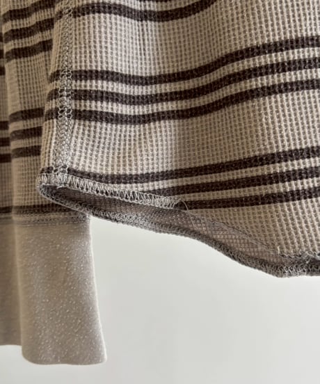 【USED】 GAP Border Pattern Thermal Top / 260613-004