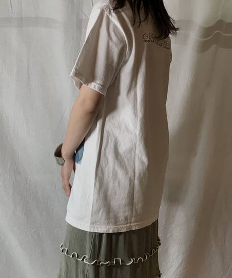 【USED】S/S T-shirt Flower②/210604-026