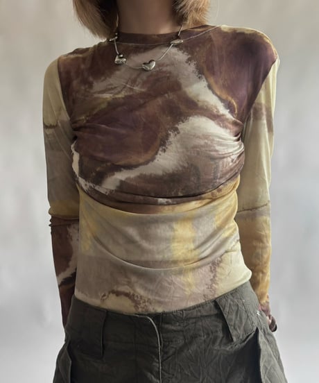 【USED】 Sheer top / 250906-010