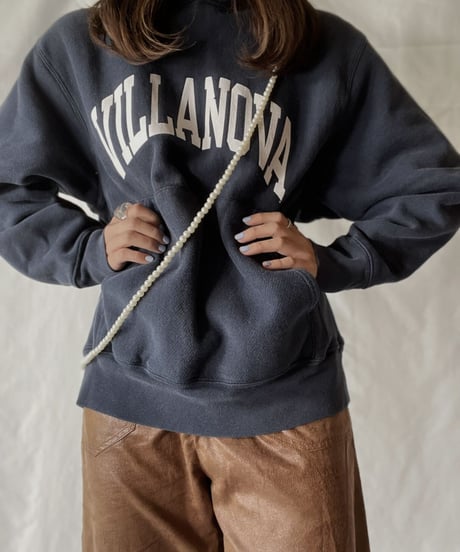 【USED】   Champion Reverse Weave Hoodie VILLANOVA/211007-035