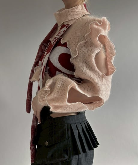 【RE;CIRCLE】 RE Mellow Knit Top + Tie / 260122-007