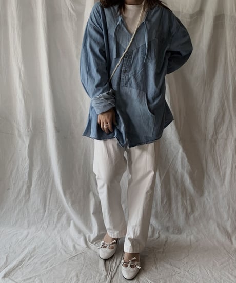 【RE;CIRCLE】  RE Denim Mexican Parker①/210506-015