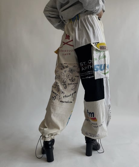 【RE;CIRCLE】 RE Eco-Friendly Bag Draw Cord Pants / 220825-022