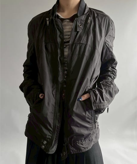 【USED】 DIESEL Multi Zip Design Nylon Jacket/MS2510-007