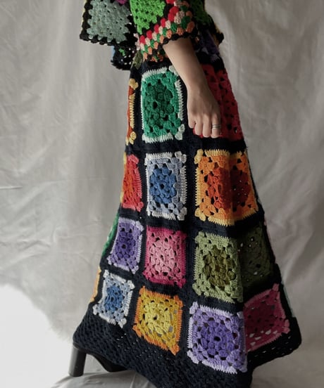【RE;CIRCLE】 RE Granny Long Skirt④/211110-011
