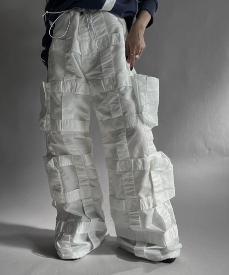 【USED】 Dead Stock GS Nylon TECHNO Pants/ 241214-029