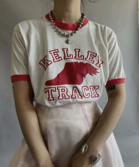 【USED】 S/S KELLY TRACK ringer T-shirt / 230603-028