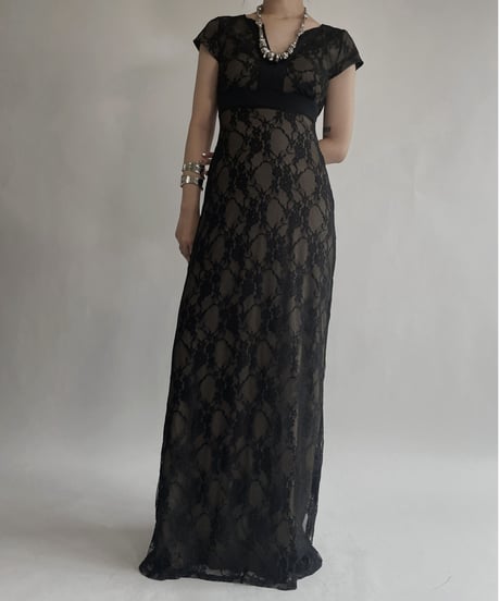 【USED】 Anna Field Sleeveless Lace One-piece / 220709-022