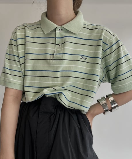 【USED】  Christian Dior Polo Shirt / 220730-011