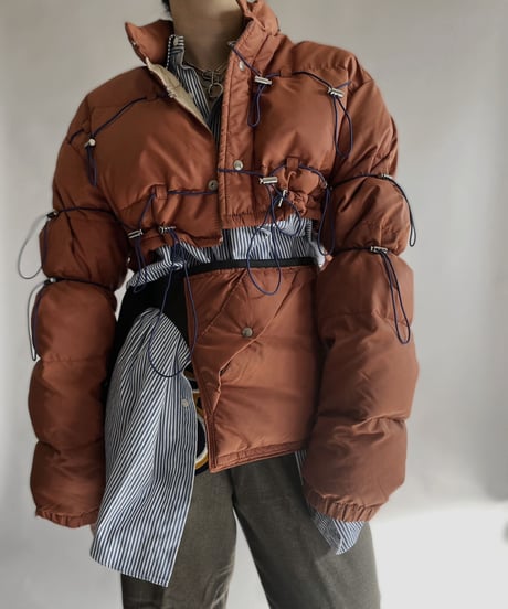 【RE;CIRCLE】 RE Draw Code Short Down Jacket + Sacosh / 230126-008