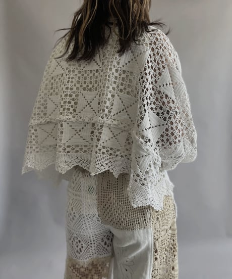 【RE;CIRCLE】 RE Crochet Kirikae Top / 230330-013