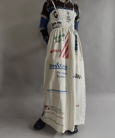 【RE;CIRCLE】RE Eco-Friendly Bag Shirring One-piece / 230327-009