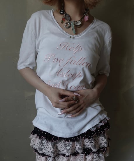 【RE;CIRCLE】 Re Embroidered T-Shirt /  250724-004