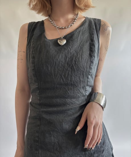 【USED】 N/S Linen Design One-Piece / 250823-031